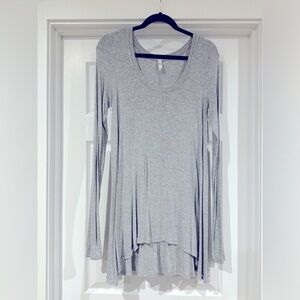 Free People Long Sleeve Scoop Neck Tunic